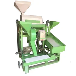 Semi-Automatic Mini Dal Mill Machine 200 Kg Per Hour with 5Hp Motor