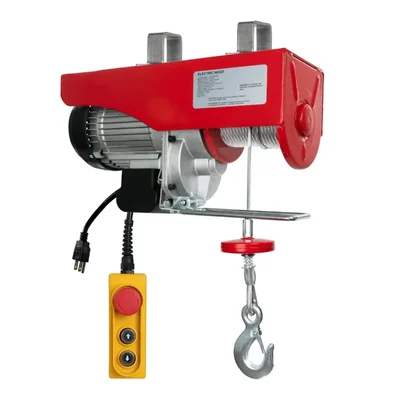 HARTLEY PA 1200 Mini Electric Hoist, 3 HP 100 % Copper Winding Motor With 8 mm 20 Meter Wire Rope