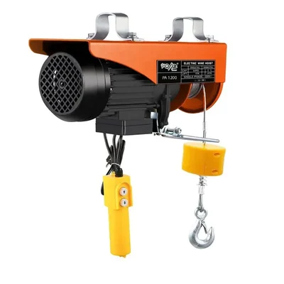 Voltz 1200 Kg Load Capacity Mini Electric Hoist, 2200 W 100 % Copper Winding Motor With 20 Meter 8 mm Wire Rope
