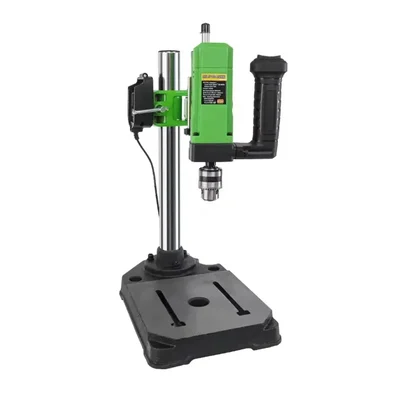 Mini Flexible Arm Tapping Machine 100W 300RPM Table Mount Articulated Reversible Electric Tapping Capacity M6 200mm Radius