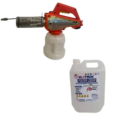 Premium Quality JF 009, 2.8L Jet Fogger Mini Fogging Machine with 5L Fogging Liquid Solution for Spraying in Agriculture