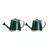 Ecofynd Mini Garden Watering Can for Kids' Use - Green Color - Pack of 2 (EC19016-GRN)