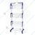 KTG 4 X 3 Feet Premium Quality Double Supported 3 Layer Mini Grande Cloth Drying Stand with Wheels