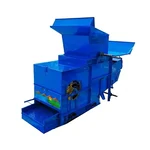 3-Foot Square 10HP Oil Engine Groundnut Thresher, 2000kg/hr High-Output Galvanized Steel Machine