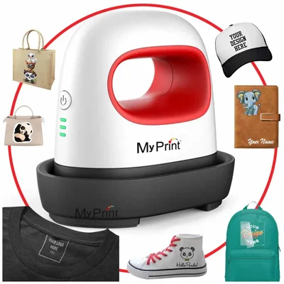 MY PRINT Mini Heat Press Machine for t Shirts , DTF Sticker Print , DTF Printing , HTV Printing