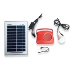 Solar Universe India Mini Home Light with 5 Watt Solar Panel, 1 LED, FM Radio, Mobile Charger