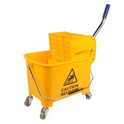 Heavy Duty Single Mop Wringer Trolley 20L for Cleaning and Mopping