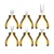 Ingco 6 Pcs Mini Plier Set (HMPS06115)