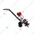 Gramstrong 2 Stroke 52 CC Mini Power Tiller | Rotary Weeder with Top Engine