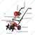 Gramstrong 2 Stroke 52 CC Mini Power Tiller | Rotary Weeder with Top Engine