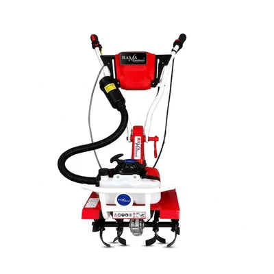 3HP, 62cc Heavy Duty Mini Power Tiller for Farm Tilling & Weeding 35cm Width