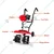 Heavy Duty 2 Stroke 52 CC Mini Power Tiller / Weeder With Premium Cross Tilling Blade