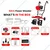 Heavy Duty 2 Stroke 52 CC Mini Power Tiller / Weeder With Premium Cross Tilling Blade