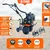 SINGH POWER SP-460MT, 5.5 HP Petrol Operated Mini Power Weeder With Adjustable Rotavator (6 Month Warranty)