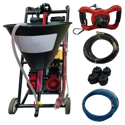 XLNT Heavy Duty 2700W Mini Putty Sprayer Machine