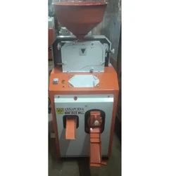 Annapurna Mini Rice Mill of 3HP Copper Winding Motor with 8 kg Hopper Capacity