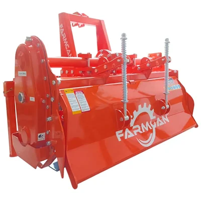 Farmcan Mini Rotavator 3.5 Feet with 20 Blades Efficient for Soil Preparation Suitable for 12 to 28 HP Mini Tractors