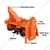 Wegman Mini Rotavator 3.5 Feet with 20 Blades Efficient for Soil Preparation Suitable for 12 to 28 HP Mini Tractors