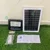 Gramstrong Solar 100 W Cool White Waterproof Mini Semi Flood Light with 5 W Solar Panel and Remote