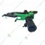 WaterSun Mini 1 inch Rain Gun Sprinkler Used for Agriculture, Gardening, Horticulture purposes