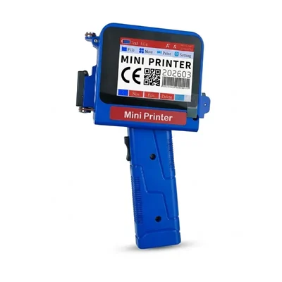 (Model - MF-107) MINI TIJ Thermal Inkjet Printer for 12.7S Solvent Base Cartridges, Professional Batch Coding Machine