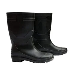 Minsales Safety Gumboot - 9 Inch PVC Material, For Industrial Use(Size-8)