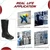 Minsales Safety Gumboot - 9 Inch PVC Material, For Industrial Use(Size-8)
