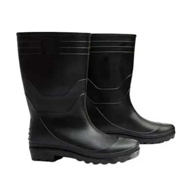 Minsales Safety Gumboot - 9 Inch PVC Material, For Industrial Use(Size-8)