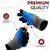 Minsales 10 Pair Safety Gloves - Nylon Nitrile Half Coated, Cut Resistant, Heat Resistant for Industrial Use