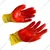 Minsales 10 Pair Safety Gloves - PVC Coating, Cut Resistant, Nylon Shell with yellow Crinkle Finish