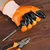 Minsales 10 Pair Safety Gloves - Anti Cut, Reusable, Free Size, Nitrile Coated, Unisex for Industrial Use
