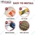 Minsales Anti Skid Tape - 15 Meter x 50 MM, Fall Resistant, PET Material and Solvent Acrylic Adhesive