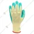 Minsales 15 Pair Safety Gloves - Green Colour,Latex Coated, Reusable for Industrial Use