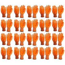 MInsales 20 Pair Safety Gloves - Cut Resistant, Three Fourth Full Smooth, PVC Coated