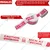 Minsales Barricading Tape - 3 Inch x 250 Meter, Polyethylene, Red and White, Non-Adhesive, Waterproof