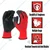 Minsales 5 Pair Safety Gloves - Nylon Latex Coated, Firm Grip, Cut Resistant for Industrial Safety Work