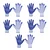 Minsales 5 Pair Safety Gloves - Cut Protection, Nitrile Coating, Full Fingered for Industrial Use