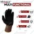 Minsales 5 Pair Safety Gloves - Reusable, Free Size, Nitrile Coated, Nylon Cotton, Unisex for Industrial Use