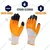 Minsales 5 Pair Safety Gloves - Anti Cut, Reusable, Free Size, Nitrile Coated, Unisex for Industrial Use