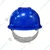 Gravitech Pack of 3 Blue HDPE Safety Helmet Pin Lock Type Adjustment for Industrial Use (STRONG CAP-P)