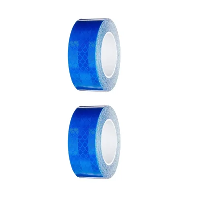 Minsales Blue Reflective Tape - 2 Inch x 50 Meter, Radium, Water Proof ( Pack of 2 )