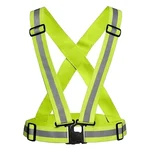 Minsales Reflective Jacket/Vest Cross Belt - Nylon, V-Neck, Unisex-Adult Green