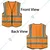 Minsales Pack Of 2,12,24 Pcs Safety Jacket - 2 Pockets, 360° Visibility Multipurpose With 2 Inch Reflective Stripes At Front & Back(Pack-2 Pcs)