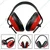 Minsales pack of 2 Earmuff - Hearing Protection 21 dB, Class A, Red & Black Colour, Free Size