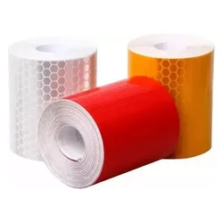 Minsales Pack of 3 Reflective Tape - 50.9mm x 3 Meter, Radium, Water Proof