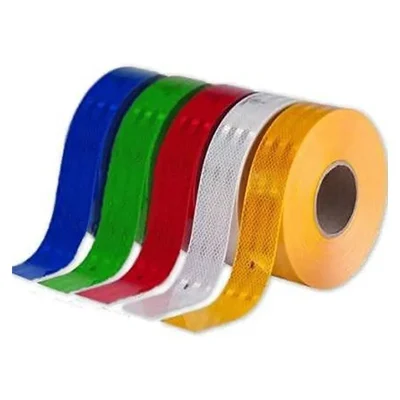 Minsales Pack of 5 Reflective Tape - 2 Inch x 40 Meter, Radium, Water Proof