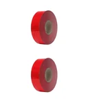 Minsales Red Reflective Tape - 2 Inch x 40 Meter, Radium, Water Proof ( Pack of 2 )