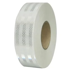Minsales White 40 Meter 50 MM Reflective Tape, Radium, Water Proof