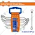 Wadfow Offset Ring Spanner Set 8pcs / 6Χ7 - 20Χ22 (WFR3208)