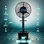 Auto Rotating 26 inches Adjustable Mist Fan With 100% Copper Motor and 41 L Tank Capacity. 450 sq. ft coverage